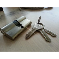Silinder Kunci Besi Stainless Steel (3 Anak Kunci Pintu)